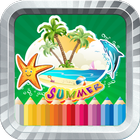 Kids Coloring Summer icon