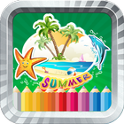 Kids Coloring Summer 圖標