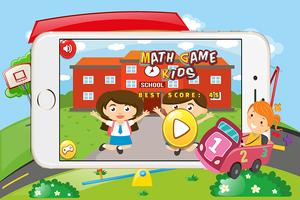 Math Game Kids Affiche