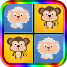 Animal Memory Game For Kids icône