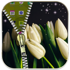 Tulip theme Zipper lock screen icône