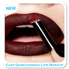 Easy Quinceanera Lips Makeup icône