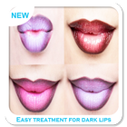 Easy treatment for dark lips أيقونة