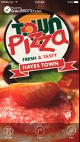 Town Pizza Hayes Affiche