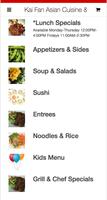 Kai Fan Asian Cuisine تصوير الشاشة 1