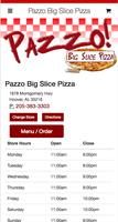 Pazzo Big Slice Pizza Cartaz