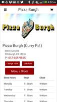 Pizza Burgh الملصق