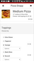 برنامه‌نما Pizza Snapp عکس از صفحه