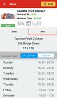برنامه‌نما Taunton Fried Chicken عکس از صفحه