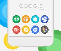 OreoWaves Icon Pack 스크린샷 1