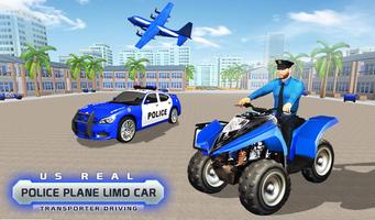 US Police Limo Transport Game پوسٹر