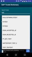 SAP T Code Dictionary capture d'écran 3