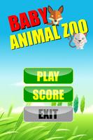 Baby Animal Zoo memory game 海報