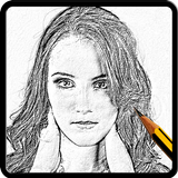 Pencil Sketch Art أيقونة