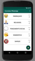 Frases e Correntes WhatsApp poster
