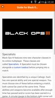 Guide for Black Ops 3 پوسٹر