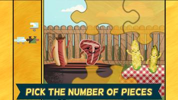 Kids Cute and Fun Food Puzzles ảnh chụp màn hình 1