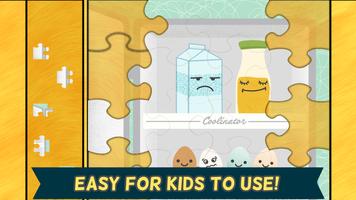 Puzzles sur aliments: Enfants capture d'écran 2
