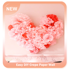 Easy DIY Crepe Paper Wall icône