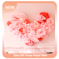 Easy DIY Crepe Paper Wall