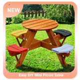 Easy DIY Mini Picnic Table icône