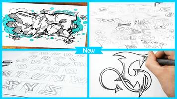 How to Draw Graffiti 3D Affiche