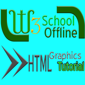 W3school HTML Graphics Offline icon