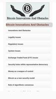 Bitcoin Innovations And Obstacles capture d'écran 1