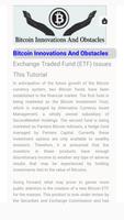 Bitcoin Innovations And Obstacles capture d'écran 2