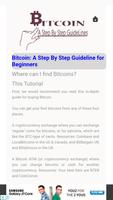 Bitcoin:A Step By Step Guidelines اسکرین شاٹ 2