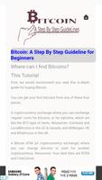 Bitcoin:A Step By Step Guidelines स्क्रीनशॉट 2
