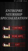 Entrepreneurship  Specialization poster