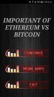 Important Of Ethereum Vs Bitcoin poster
