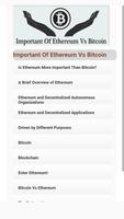 Important Of Ethereum Vs Bitcoin capture d'écran 1