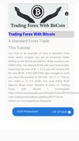 Trading Forex With Bitcoin Tutorials capture d'écran 2