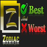Zodiac Best And Worst icône