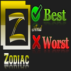 Zodiac Best And Worst أيقونة