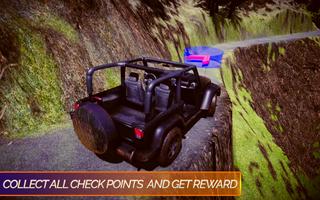 Offroad Jeep Mountain Driving Simulator capture d'écran 3
