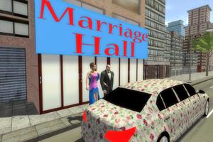 Bridal Limo Car Wedding: Limo Car Simulator 💒 capture d'écran 3