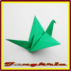 3d origami icône