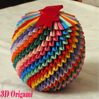 Origami 3D icono