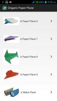 Origami Paper Plane poster