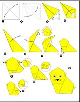 Origami para niños Poster