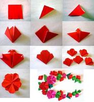 折り紙の花のチュートリアル スクリーンショット 3