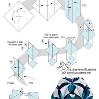 1 Schermata Origami fiore Tutorial