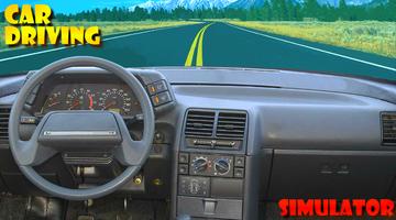Simulator mengemudi mobil poster