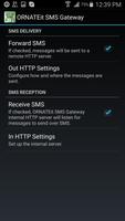 ORNATEit HTTP SMS Gateway capture d'écran 1