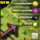 آیکون‌ Hack Free Gems for coc New 2017 (Prank)