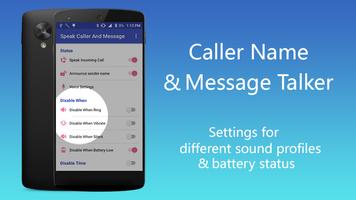 Caller Name & Message Talker screenshot 1