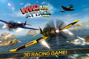 二战 空气 攻击 免费 - 第二 大战 射击 飞机 游戏 海报